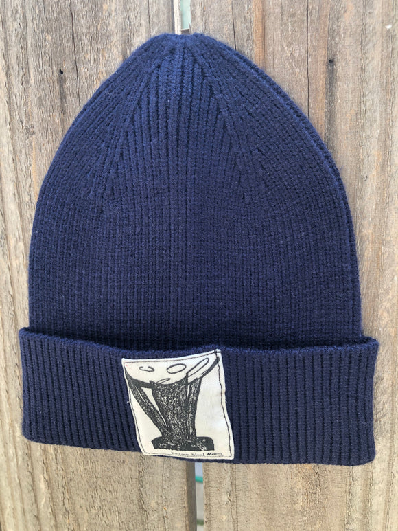 Falling Blood Moon Fitted Beanie