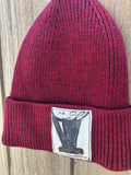 Falling Blood Moon Fitted Beanie